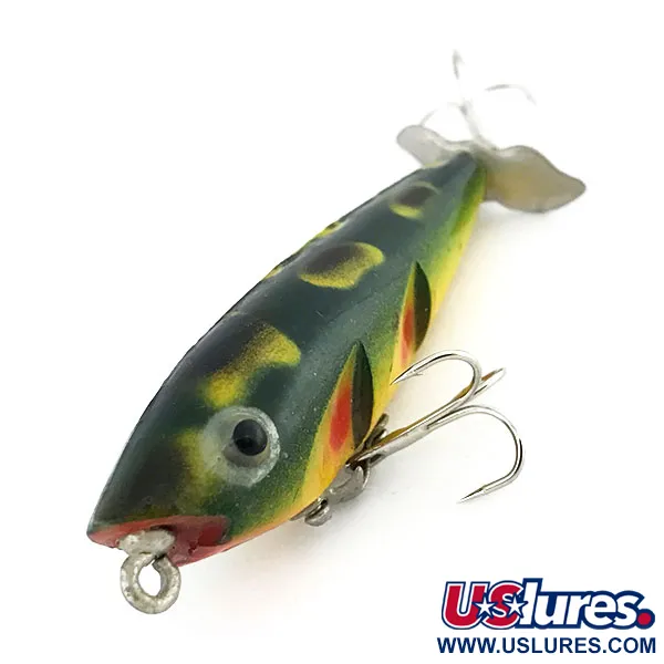 Vintage  Luhr Jensen Johnny Rattler Rattalur, 1/4oz Frog fishing lure #8901