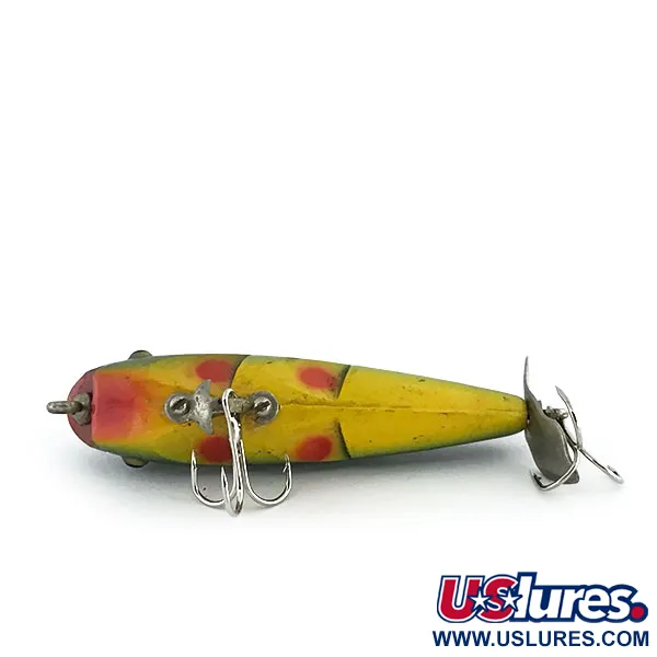 Vintage  Luhr Jensen Johnny Rattler Rattalur, 1/4oz Frog fishing lure #8901