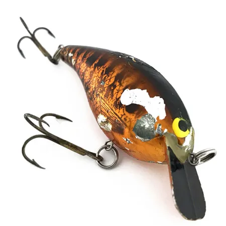 Vintage Norman Speed N Crankbait , 1/2oz Copper fishing lure #8910
