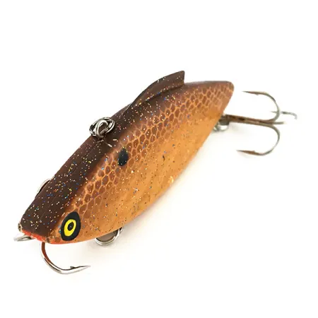 Vintage Strike King Diamond Shad , 1/2oz Brown fishing lure #8914
