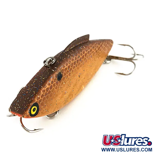 Vintage   Strike King Diamond Shad , 1/2oz Brown fishing lure #8914