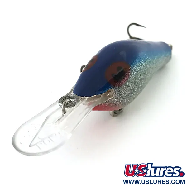 Vintage  Poe’s Poe's Super Cedar , 2/5oz Light Blue Glitter fishing lure #8917