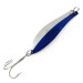 Vintage  Prescott Spinner Little Doctor 275, 3/4oz Nickel / Blue fishing spoon #8925