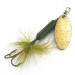 Vintage  Yakima Bait Worden’s Original Rooster Tail, 3/16oz Gold / Green spinning lure #8934