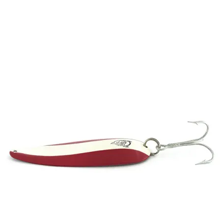 Vintage Eppinger Dardevle, 1oz Red / White / Nickel fishing spoon #8940