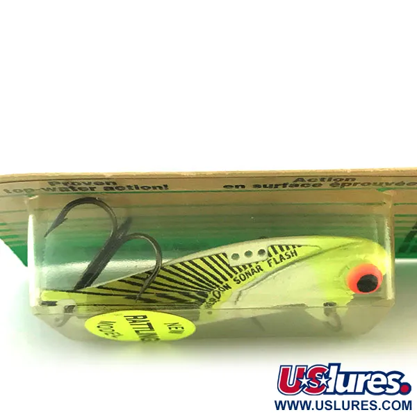   Heddon Rattling Sonar Flash 433F UV, 1/2oz Chartreuse fishing #8948
