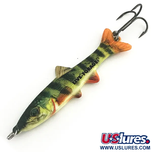 Vintage Northland Live Forage, 3/5oz Perch fishing spoon #8950