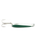 Vintage  Eppinger Dardevle Dardevlet , 3/4oz Green / White / Nickel fishing spoon #8956