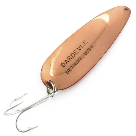 Vintage Eppinger Dardevle, 1oz Red / White / Copper fishing spoon #8957