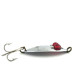 Vintage  Hofschneider Red Eye junior, 2/5oz Nickel / Red Eyes fishing spoon #8959