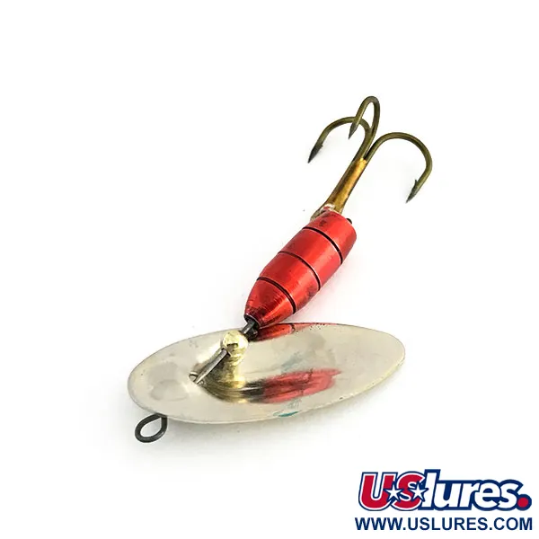 Vintage   Panther Martin 9, 2/5oz Nickel / Red spinning lure #8964