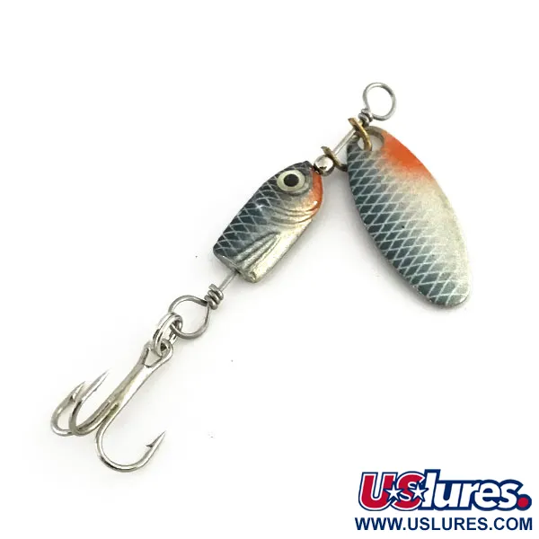 Vintage Blue Fox Flash Deep Runner, 1/8oz Light Blue spinning lure #8967