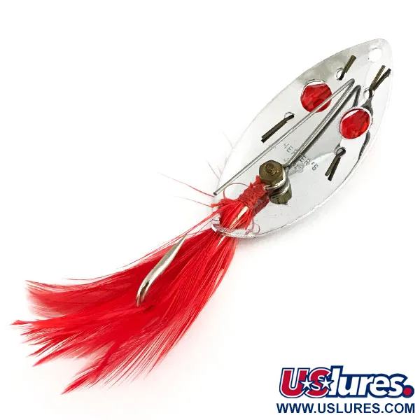 Vintage   Weedless Herter's , 3/16oz Nickel fishing spoon #8968