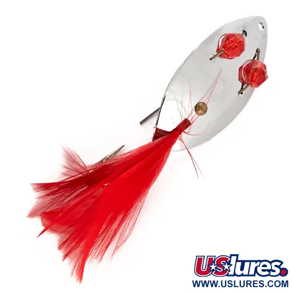 Vintage   Weedless Herter's , 3/16oz Nickel fishing spoon #8968