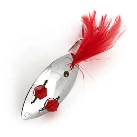 Vintage Weedless Herter's , 3/16oz Nickel fishing spoon #8968