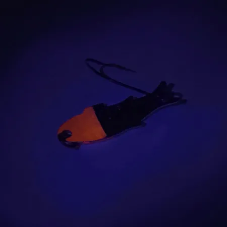 Vintage Shoff's Triple Teazer, 1/32oz Hammered Nickel / Pink fishing spoon #8973