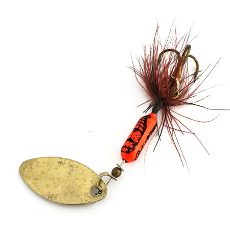 Vintage Yakima Bait Worden’s Original Rooster Tail, 1/16oz Gold spinning lure #8974
