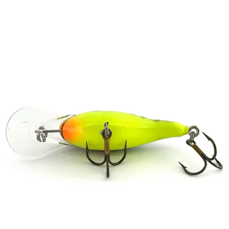 Vintage Renegade Little Diver UV, 2/5oz Fire Tiger fishing lure #8978
