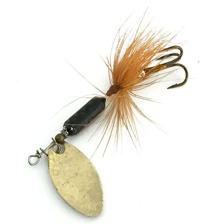 Vintage Yakima Bait Worden’s Original Rooster Tail, 1/16oz Gold spinning lure #8984