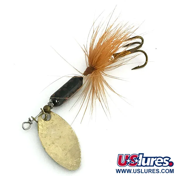 Vintage  Yakima Bait Worden’s Original Rooster Tail, 1/16oz Gold spinning lure #8984