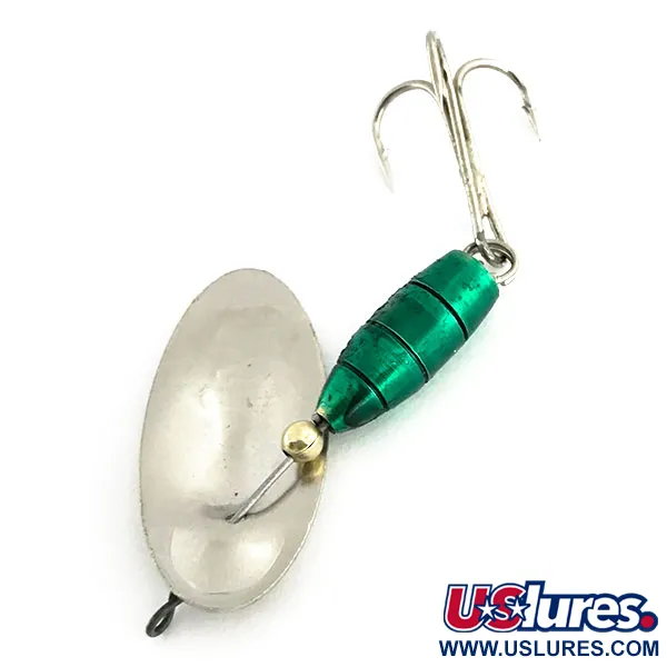 Vintage   Panther Martin 9, 2/5oz Nickel / Green spinning lure #8988