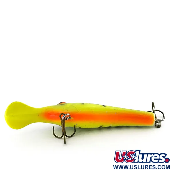Vintage  Lindy / Little Joe Lindy Shadling UV, 2/5oz Fire Tiger fishing lure #8990