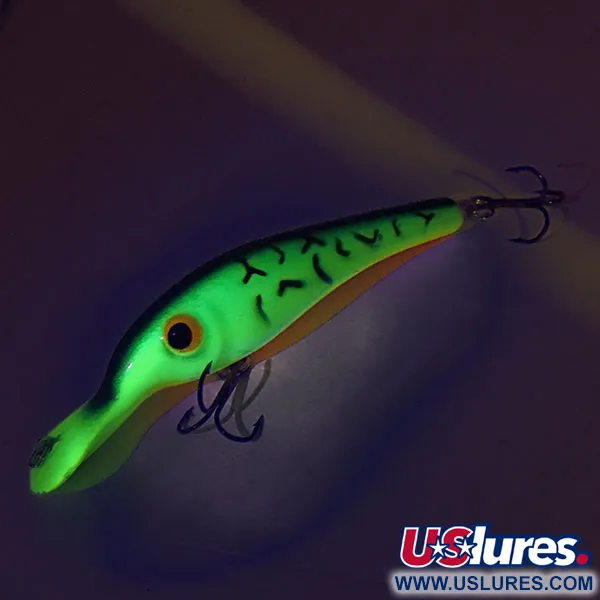 Vintage  Lindy / Little Joe Lindy Shadling UV, 2/5oz Fire Tiger fishing lure #8990