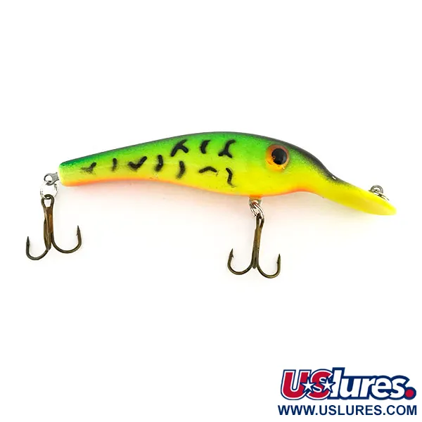 Vintage  Lindy / Little Joe Lindy Shadling UV, 2/5oz Fire Tiger fishing lure #8990