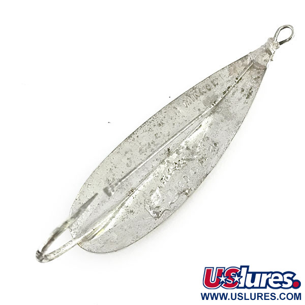 Vintage   Weedless Johnson Silver Minnow, 2/5oz Nickel fishing spoon #8997