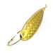 Vintage   Weedless Johnson Silver Minnow, 2/5oz Gold fishing spoon #8998