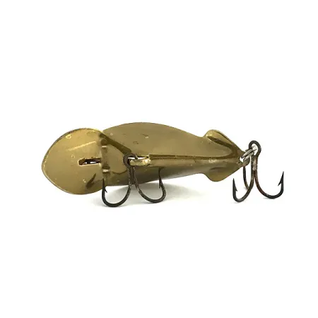 Vintage Buck Perry Spoonplug, 1/4oz Brass fishing spoon #9000