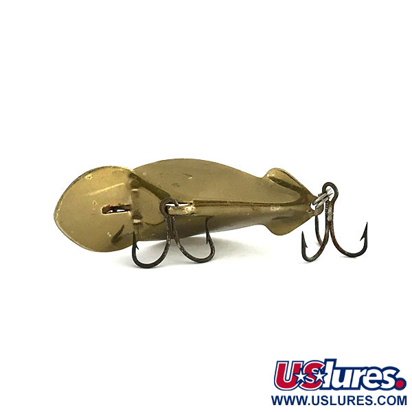 Vintage   Buck Perry Spoonplug, 1/4oz Brass fishing spoon #9000