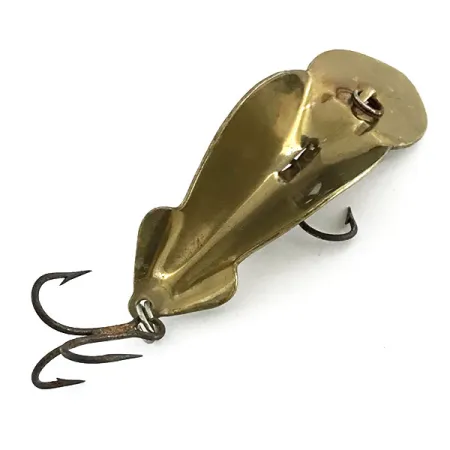 Vintage Buck Perry Spoonplug, 1/4oz Brass fishing spoon #9000