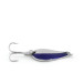 Vintage  Acme K.O. Wobbler, 1/4oz Nickel / purple fishing spoon #9004