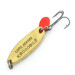 Vintage  Luhr Jensen Krocodile, 1/4oz Gold fishing spoon #9008