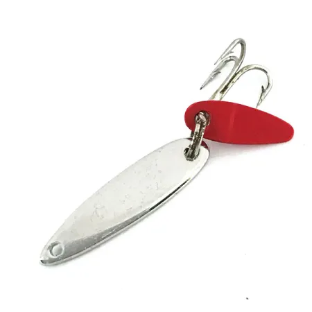 Vintage Bay de Noc Swedish pimple, 1/16oz Nickel fishing spoon #9014