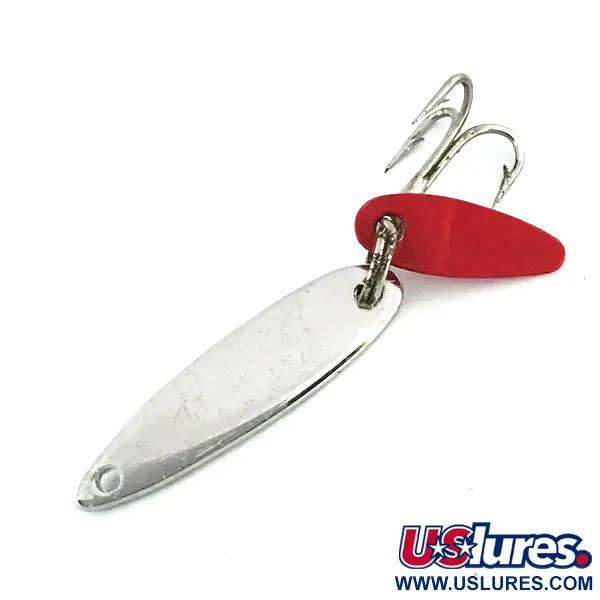 Vintage Bay de Noc Swedish pimple, 1/16oz Nickel fishing spoon #9014