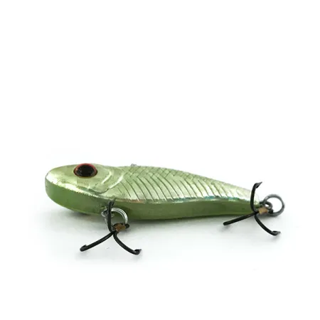 Vintage Bass Pro Shops Tourney Special Rattle Bait, 1/3oz Rainbow Green fishing lure #9019