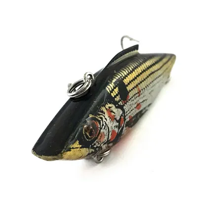 Vintage Bill Lewis Rat-L-Trap RT376, 2/5oz RT376 Bleeding Shadill fishing lure #9039