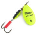 Vintage   Mepps Aglia 5 Fluo UV, 1/2oz Chartreuse spinning lure #9060