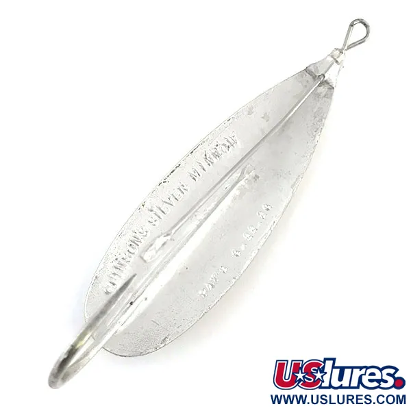 Vintage   Weedless Johnson Silver Minnow, 3/4oz Silver fishing spoon #9061