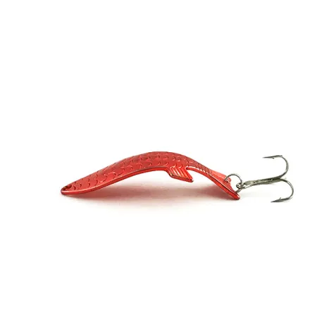 Vintage Acme Phoebe, 1/4oz Red Metallic fishing spoon #9067