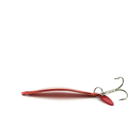 Vintage Bay de Noc Do-Jigger, 3/16oz Orange Red fishing spoon #9077