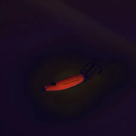 Vintage Northland Forage Minnow Jigging Spoon Glow, 3/32oz Red / Pink fishing spoon #9083