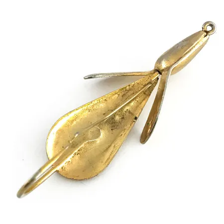 Vintage Weedless Panther Martin Weed Wing, 1/4oz Gold fishing spoon #9087