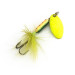 Vintage  Yakima Bait Worden’s Original Rooster Tail, 1/8oz Chartreuse / Green spinning lure #9095