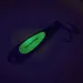 Vintage   Hopkins Smoothie Glow - Glow In Dark, 3/4oz Nickel / Green /  fishing spoon #9104