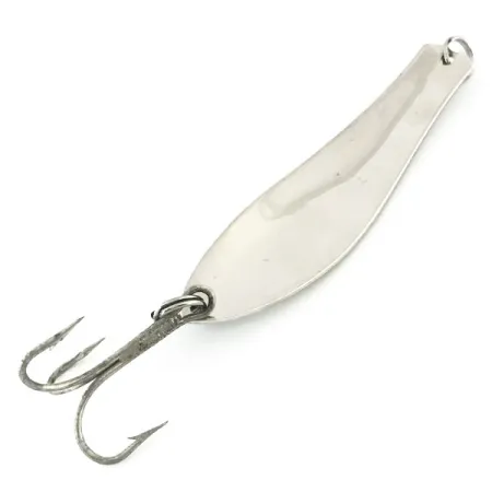 Vintage Prescott Spinner Little Doctor 275, 3/4oz Nickel / Blue fishing spoon #9106