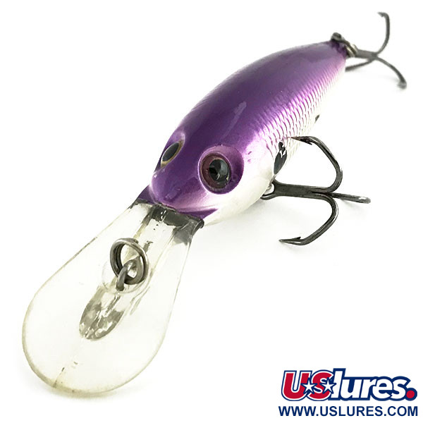 Vintage   Storm ThunderCrank MadFlash, 1/3oz  Purple shad  fishing lure #9107