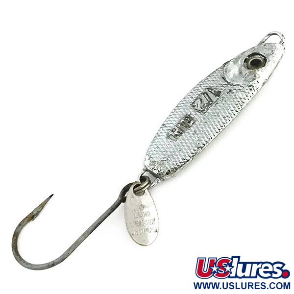 Vintage   Luhr Jensen Crippled Herring , 1/2oz Nickel fishing spoon #9108